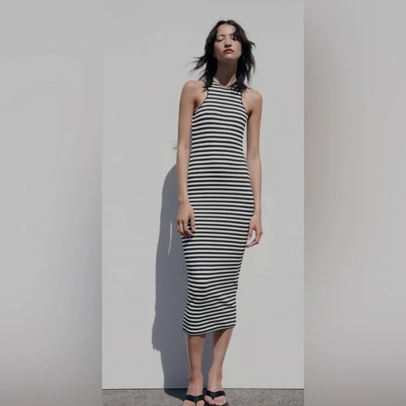 Zara | Dresses | Zara Stretch Knit Cut Out Dress | Poshmark